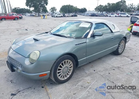 2004 Ford Thunderbird Pacific Coast из США, поврежденный, VIN 1FAHP63A84Y107428